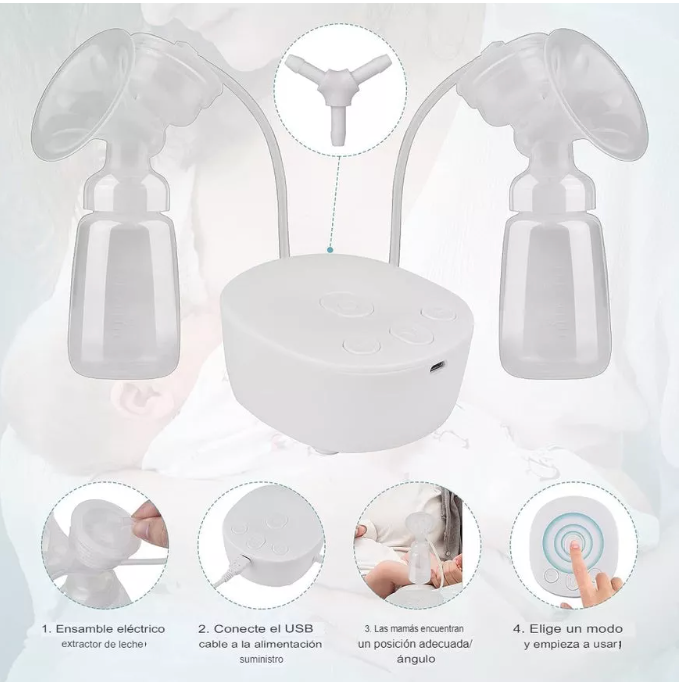 EXTRAM™ | Extractor De Leche Eléctrico Doble